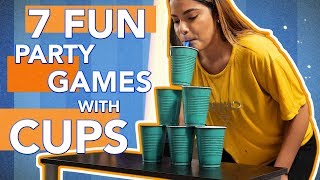 7 Fun Party Games With Cups You Must Try PART 3 [upl. by Stillmann178]