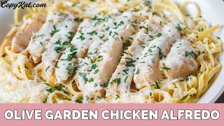 Olive Garden Grilled Chicken Alfredo [upl. by Reffinnej]