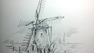 MOLEN tekenen voor beginners [upl. by Imac]