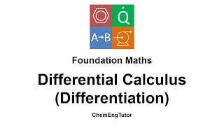 Foundation Maths Differential Calculus Differentiation [upl. by Brendin]