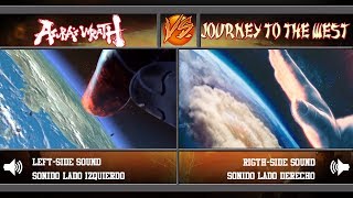 Asuras Wrath vs Journey to the West Scene Comparison  Comparación escenas [upl. by Far569]