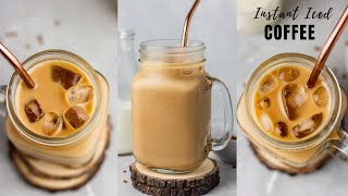 HOW TO MAKE ICED COFFEE QUICK AND EASY RECIPE [upl. by Odareg595]