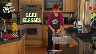 REMOVING FILM RESIDUE ON GLASSWARE  Queen Of Clean [upl. by Iams]