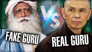 Sadhgurus FAKE Compassion Exposed by REAL Guru Thich Nhat Hanh [upl. by Reddin369]