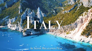 Italy 4K  Scenic Relaxation Film With Calming Music [upl. by Ias]