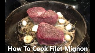 Fillet Mignon Recipe  How to make perfect Fillet Mignon Steaks [upl. by Cirillo]