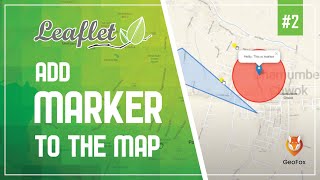 Leaflet JS Tutorial  Add A Marker To The Map Layer  Leaflet Series  GeoFox  Leaflet2 [upl. by Bronson]