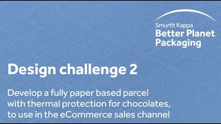 Smurfit Kappa Design Challenge Paperbased parcel with thermal protection [upl. by Silvia698]