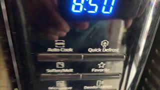 How to use defrost option in Samsung quickDefrost option in microwave [upl. by Aterg]