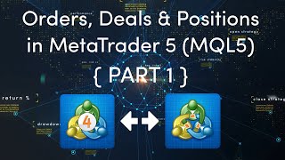 Orders Deals amp Positions in MetaTrader 5 MQL5  Part 1 [upl. by Garrik344]