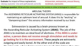 Criminal psychology Eysencks personality theory [upl. by Sibbie]