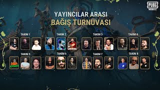 YAYINCILAR ARASI BAĞIŞ TURNUVASI  PUBG MOBILE 🌱🍳 [upl. by Balthasar861]