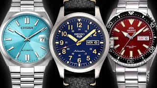 10 Reviewers Reveal 10 BEST Affordable Watches [upl. by Eadahs869]