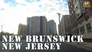 New Brunswick New Jersey  4K Downtown Tour [upl. by Robina]