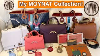 MOYNAT BAGS  MY Entire Moynat Collection  First Year ♥️ [upl. by Dahc]