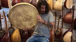 Professional Persian Daf Instrument AD304  Iranian Drum Erbane [upl. by Drarig274]