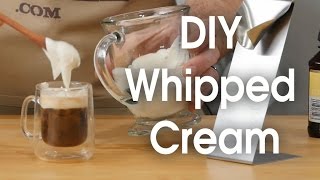 DIY whipped cream in 60 seconds [upl. by Hagood]