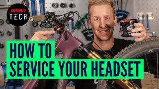 How To Service A Mountain Bike Headset  MTB Maintenance [upl. by Lorrie]