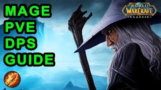 Classic WoW Mage PvE DPS Guide  Talents PreRaid BiS amp Rotation [upl. by English]