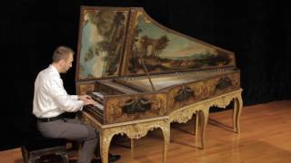 Harpsichord made by Henri Hemsch France Paris probably 1736 [upl. by Anairuy]