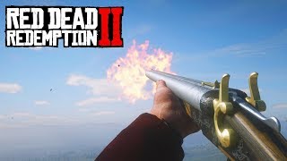 Red Dead Redemption 2  ALL Weapons Showcase [upl. by Emad]