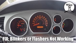 EASY FIX Blinkers or Flashers Not Working [upl. by Laux980]