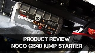 NOCO GB40 Jump Starter  CAN IT START A BIG V8  Product Review [upl. by Marven]