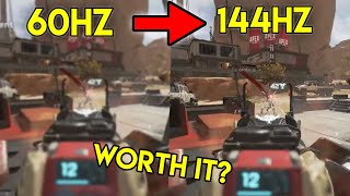 60hz vs 144hz  The TRUTH About High Refresh Monitors Are They Worth It [upl. by Yadahs]