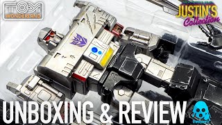 Megatron Threezero DLX Transformers War for Cybertron Siege Diecast Unboxing amp Review [upl. by Coad]