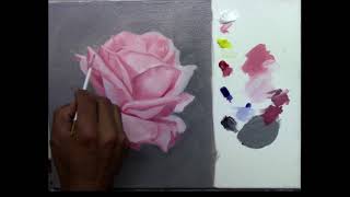 Como Pintar una Rosa [upl. by Sherilyn]