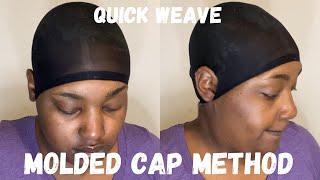 HOW TO  Bald Cap Method 4 Quick Weave Part 1 [upl. by Hairehcaz]