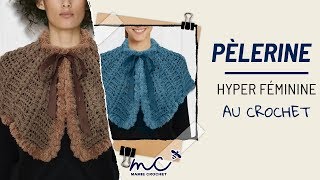 Comment faire une pèlerine cacheépaules quotAgnèsquot toutes tailles au crochet tuto facile [upl. by Nonnair52]