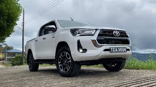 The New 2021 Toyota Hilux Review  Trinidad amp Tobago [upl. by Enoob]