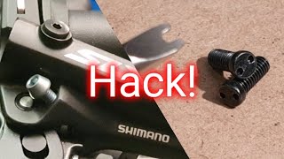 Shimano SLX brake hack [upl. by Bausch696]