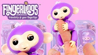 Fingerlings Baby Monkeys Unboxing Review [upl. by Stoeber28]