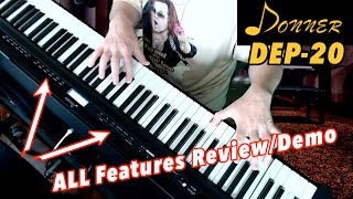 Donner Electric Piano  DEP20  Complete Review Demo and Unboxing [upl. by Burke461]