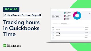 How to track hours w QuickBooks Time in QuickBooks Online Payroll [upl. by Fosque]