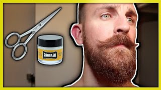 How to Trim your Mustache at Home  SIZE KEPT [upl. by Mihalco]