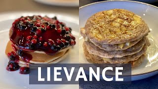 Lievance na 3 spôsoby  Výborné Americké Palacinky na kefíre  S jablkami  Aj bez vajíčok [upl. by Tnahsin]