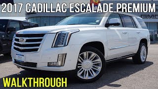 2017 Cadillac Escalade Premium Luxury 62L  22quot Platinum Wheels Walkthrough [upl. by Celene]