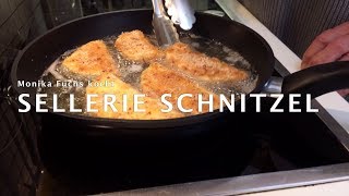 Sellerie Schnitzel mit Parmesan [upl. by Narbig]