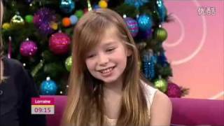 Connie Talbot Recent Interview  Lorraine  Young Voices [upl. by Liamaj]