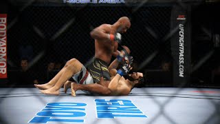 Kamaru Usman vs Jorge Masvidal UFC 261 Full Fight Highlights Welterweight Title UFC 4 Gameplay [upl. by Japha784]