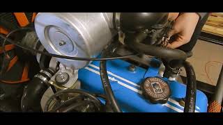 Renault Estafette 1979 engine first start after restoration  Josco Luxembourg [upl. by Rumit]