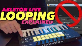 Ableton Live LOOPING EXPLAINED  Music Production Tutorial [upl. by Dlorej]