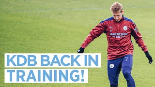 FIRST TEAM TRAINING  KDB IS BACK [upl. by Maggio]