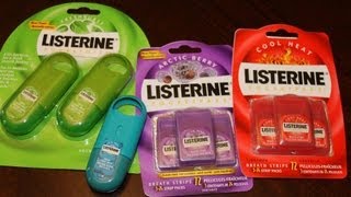 Listerine PocketMist amp PocketPak Review [upl. by Vivia]