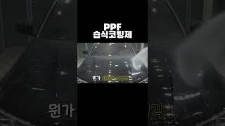 PPF차량에 습식코팅제 느낌은 shorts [upl. by Orrocos]