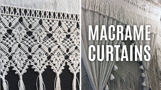 MACRAME CURTAINS [upl. by Carole]