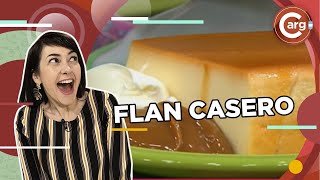 Flan casero con leche condensada  Cocineros Argentinos [upl. by Lal]